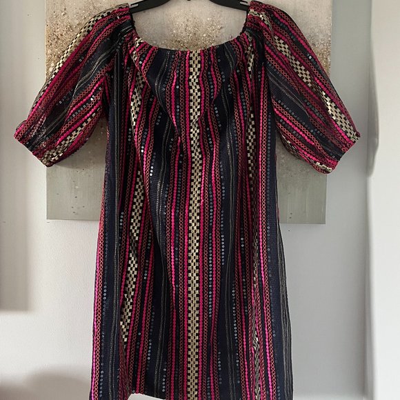 Trina Turk Junket Off-the-Shoulder Sequin Dress (NWT) - Picture 14 of 14